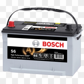 Car Battery Png - Bosch S6 Battery, Transparent Png - mobile battery png
