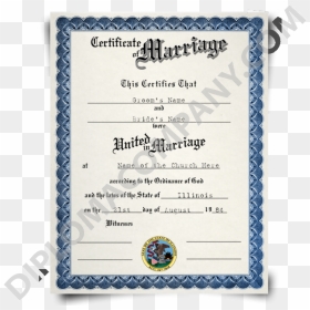 Fake Marriage Certificate - Diploma, HD Png Download - indian marriage png