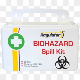 Regulator Biohazard Spill Kit - Small Biohazard Spill Kits, HD Png Download - biohazard png