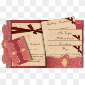 Wedding Card - Wedding Cards Images Png, Transparent Png - invitation card png