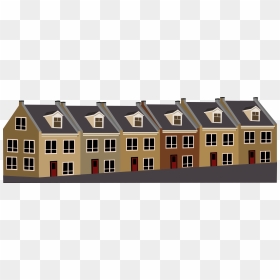 Tarraced Houses Clip Arts - Houses Png, Transparent Png - houses png