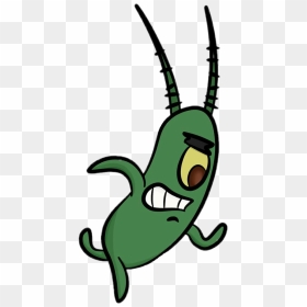 #holk #png #plantilla #momo #plankton #vuelveaquíbaboso - Plankton Sticker, Transparent Png - plankton png