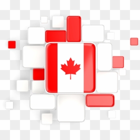 Background With Square Parts - Canada Flag, HD Png Download - png format images for background