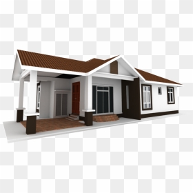 Malay Houses Architecture Minimalism - Bungalow Png, Transparent Png - houses png