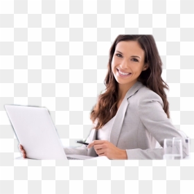 Persona Con Laptop Png, Transparent Png - Mujer Exitosa, Png Download - girl with laptop png