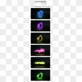 Light Painting Logo, HD Png Download - light streak png