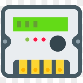 Electronics Clipart Voltmeter - Energy Smart Meter Icon, HD Png Download - electronics icon png