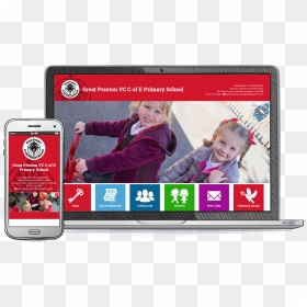 Responsive School Website Design - Iphone, HD Png Download - responsive website png