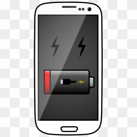 Dead Battery Png - Replacement Of Glass On The Phone, Transparent Png - mobile battery png