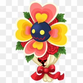 Creeper Bouquet Khx - Flower Bouquet, HD Png Download - flower bokeh for birthday png