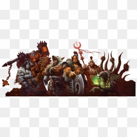 War World Of Warcraft - Wow Draenor Orc Clans, HD Png Download - blizzard png