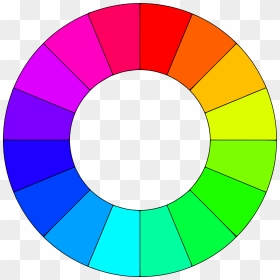 16 Colors Clip Arts - Colour Wheel 16 Colours, HD Png Download - color wheel png