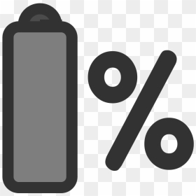 Battery Percentage Icon Png Clipart , Png Download - Phone Battery Percentage, Transparent Png - mobile battery png