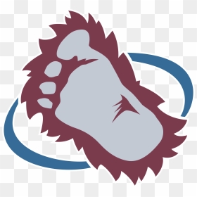Colorado Avalanche Logo Png Transparent - Colorado Avalanche Logo Foot, Png Download - foot png