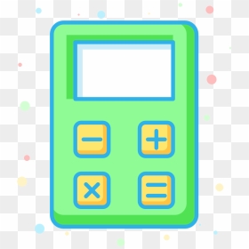 Calculator Icon - Calculator Out Line, HD Png Download - electronics icon png