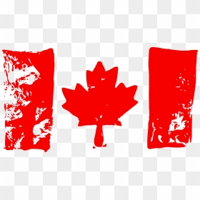 Grunge Flag Of Canada 5 - Canada Flag, HD Png Download - canada flag png