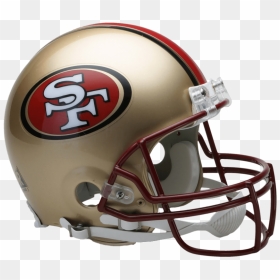 49ers Helmet Png - Football Helmet, Transparent Png - san francisco 49ers logo png