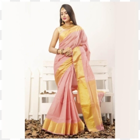 Thumb - Sari, HD Png Download - saree model png