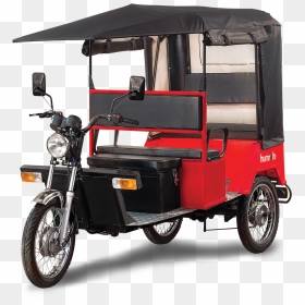 Electric Rickshaw, HD Png Download - two wheeler png