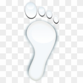 Water Foot Print Clip Arts - Foot Icon Png White, Transparent Png - foot png