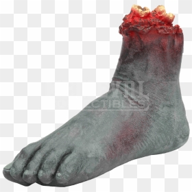 Severed Zombie Foot - Zombie Leg Png, Transparent Png - foot png