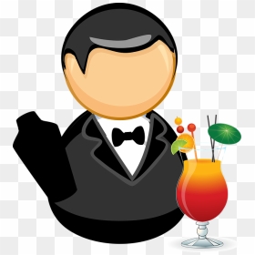 Cocktail Clipart Bartender - Lawyer Png, Transparent Png - bartender png