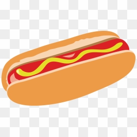 Hotdog Clipart Fast Food, Hotdog Fast Food Transparent - Desenho Hot Dog, HD Png Download - hotdog png