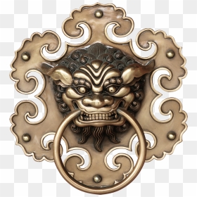 Information Handle Singapore Lock Brass Icon Clipart - Chinese Door, HD Png Download - lock icon png