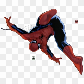 Spiderman Comic Png , Png Download - Spider Man Under Arm Web, Transparent Png - spiderman comic png