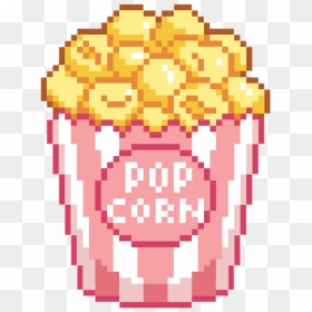 #popcorn #idk #rpg #png #cute #mini #freetoedit #8bit - 8 Bit Popcorn, Transparent Png - rpg png