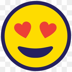 Icon - Smiley, HD Png Download - heart eye emoji png