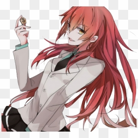 Anime Red Hair Tumblr, HD Png Download - anime png tumblr