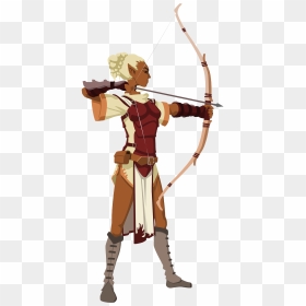 Wood Elf D&d Scout, HD Png Download - archer png