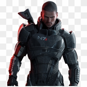Mass Effect Shepard Png, Transparent Png - mass effect png