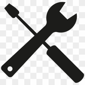 Black Clipart Wrench - Wrench And Screwdriver Clipart, HD Png Download - screwdriver png