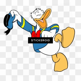 Donald Duck Pointing - Donald Duck Png, Transparent Png - donald duck png