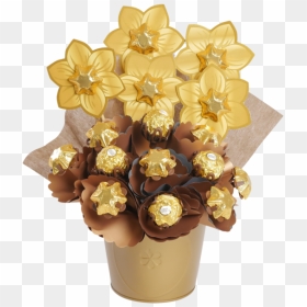 Edible Chocolate Bouquet Auckland, HD Png Download - flower bokeh for birthday png