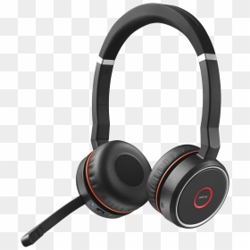 01 Jabra Evolve 75 Product Angle Busy - Jabra Evolve 75, HD Png Download - headset png