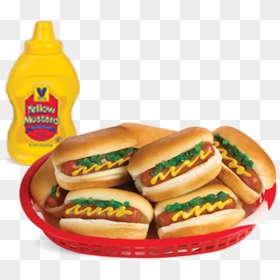 Mini Hot Dog “pup” And Mini Bun Party Kit - Hotdog Mini, HD Png Download - hotdog png