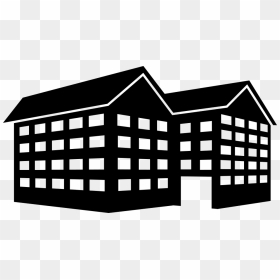 Building Houses - Transparent White Png Building Icon, Png Download - houses png