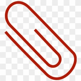 Line Art, HD Png Download - paperclip png