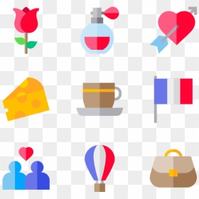 Paris Clipart Menu French, Paris Menu French Transparent - France Icon Png, Png Download - menu icon png
