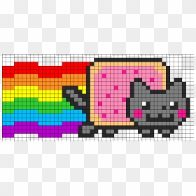 Transparent Nyan Cat Png - Nyan Cat Pixel Art, Png Download - nyan cat png
