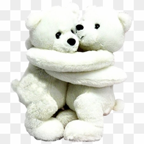 Wishpets 10 Hugging Polar Bears Stuffed Plush Toy - Stuffed Toy, HD Png Download - toy png