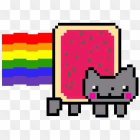 Nyan Cat Transparent Background - Pixel Speech Bubble Png, Png Download - nyan cat png
