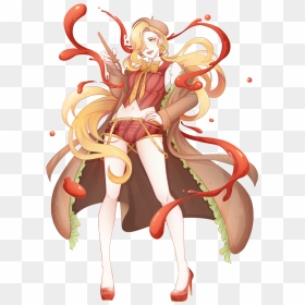 Food Fantasy Wiki, HD Png Download - hotdog png