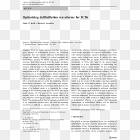 Essay On Electronic Intelligence In Defence, HD Png Download - waveform png
