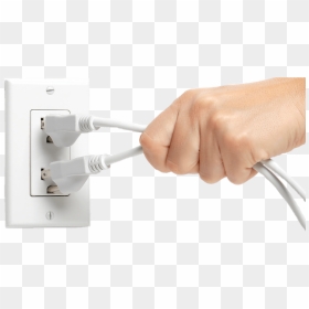 Plug Clipart Extension - Don T Yank An Electrical Cord, HD Png Download - plug png