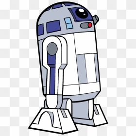 Clip Art Transparent Library Star Wars Jpg Freeuse - Star Wars R2d2 Cartoon, HD Png Download - r2d2 png