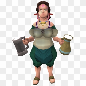 The Runescape Wiki - Bar Maid, HD Png Download - bartender png